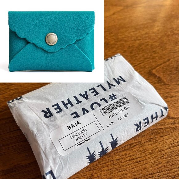 Portland Leather mini daisy wallet Baja NWT - Picture 1 of 5